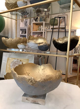 Load image into Gallery viewer, Riverwoods Arts Concrete Bowl - Small Gray/Gold
