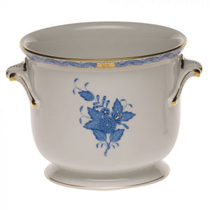 Herend Chinese Bouquet Cachepot - Blue
