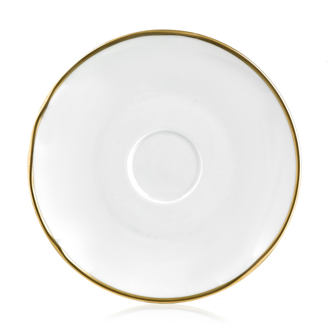 Simply Elegant Gold Tea Saucer by Anna Weatherley