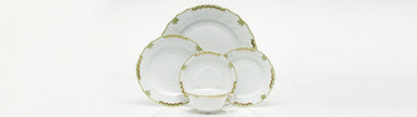 Herend Princess Victoria Dinner Plate - Green
