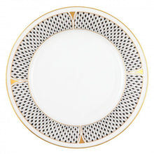 Load image into Gallery viewer, Herend Art Deco Dinner Plate - Black
