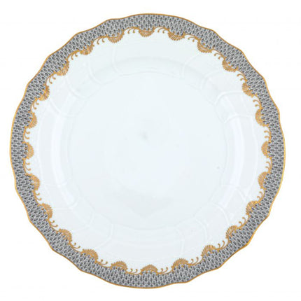 Herend Fishscale Dinner Plate - Gray
