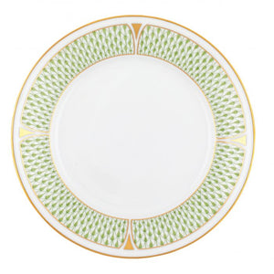 Herend Art Deco Salad Plate - Green