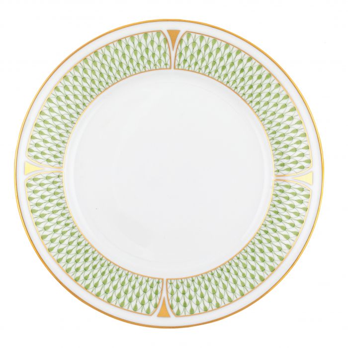 Herend Art Deco Salad Plate - Green