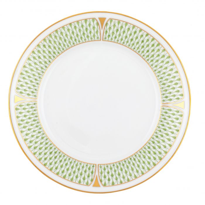 Herend Art Deco Salad Plate - Green