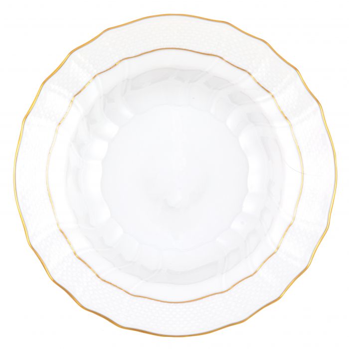 Herend Golden Edge Rim Soup Bowl