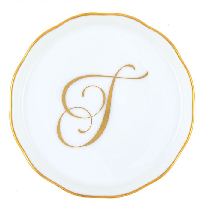 Herend Decorative Coaster - Monogram