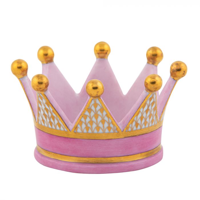 Herend Decorative Crown - Raspberry