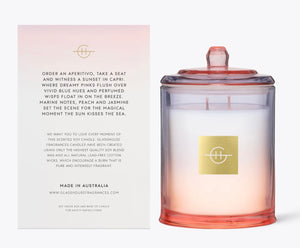 Glasshouse Sunsets in Capri Candle