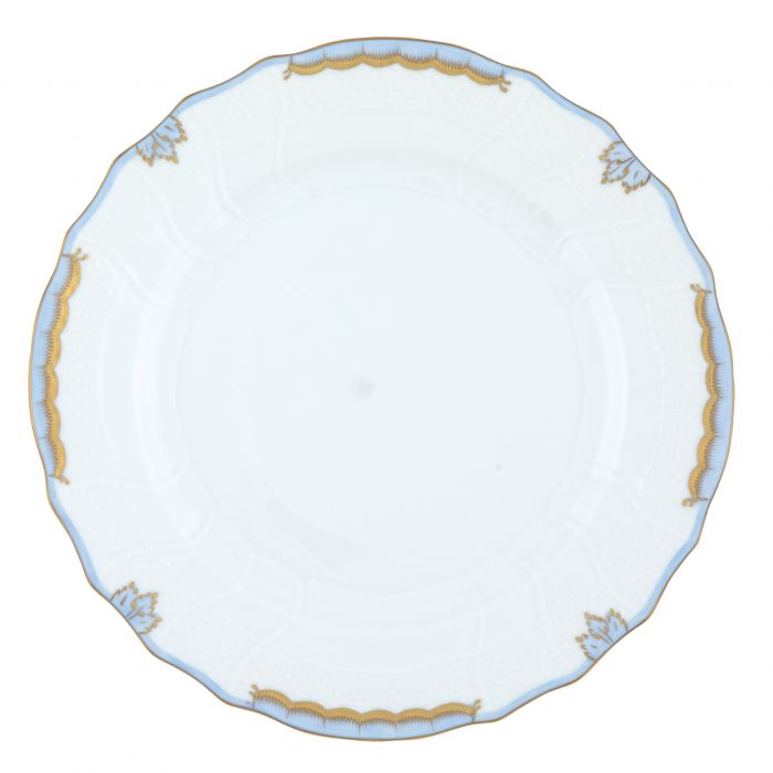Herend Princess Victoria Dinner Plate - Light Blue