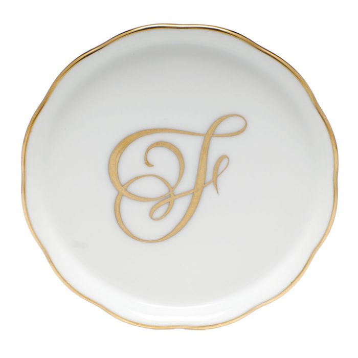 Herend Decorative Coaster - Monogram