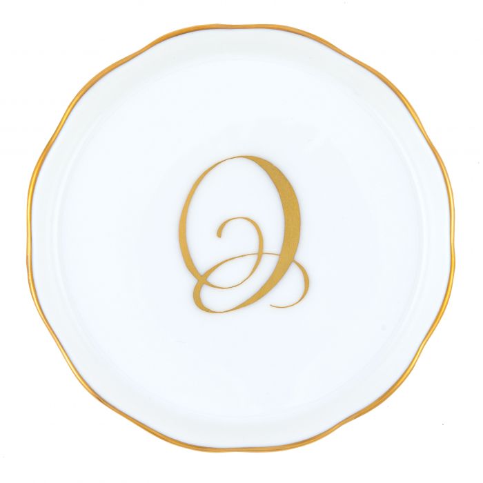 Herend Decorative Coaster - Monogram