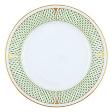 Load image into Gallery viewer, Herend Art Deco Dinner Plate - Green
