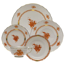 Load image into Gallery viewer, Herend Chinese Bouquet Dessert Plate - Rust
