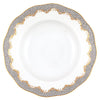 Herend Fishscale Rim Soup Plate - Gray