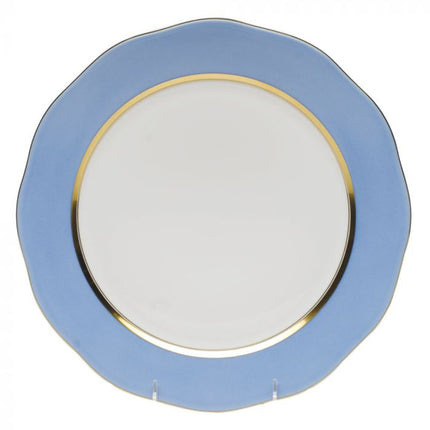Herend Silk Ribbon Charger - Cornflower