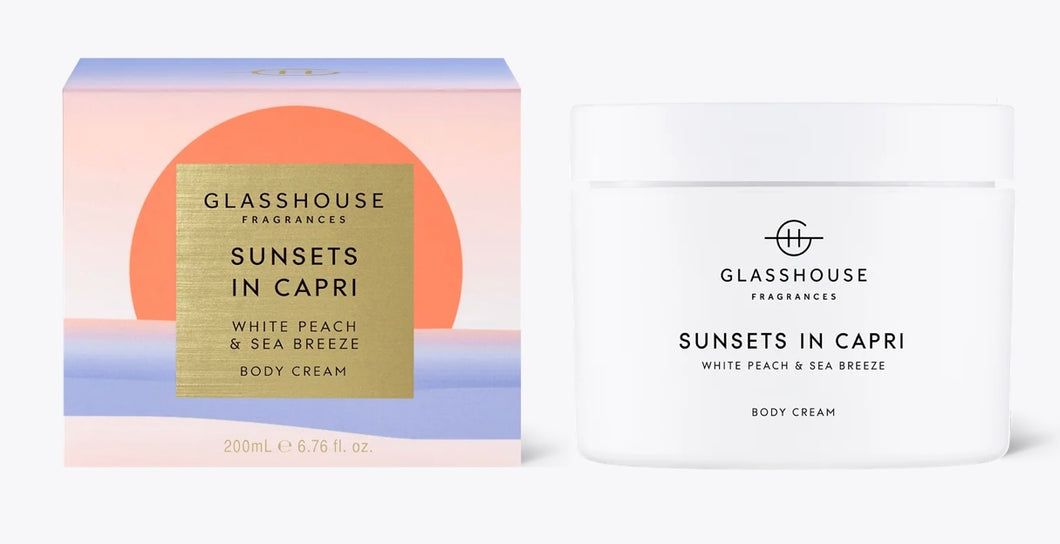 Glasshouse Sunsets in Capri Body Cream
