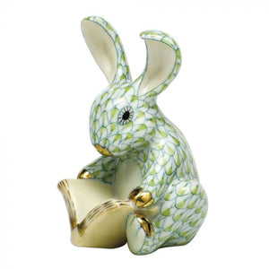 Herend Decorative Storybook Bunny - Key Lime