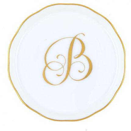 Herend Decorative Coaster - Monogram