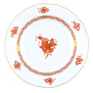 Herend Chinese Bouquet Dessert Plate - Rust