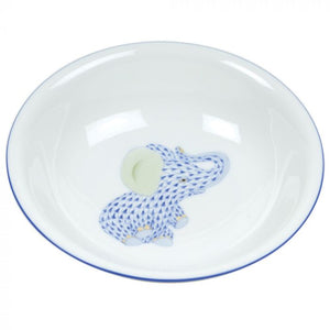Herend Elephant Bowl - Blue