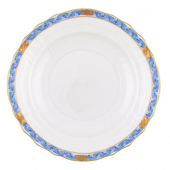 Herend Chinese Bouquet Garland Salad Plate - Blue