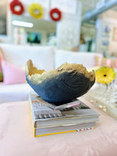 Load image into Gallery viewer, Riverwoods Arts Concrete Bowl - Medium Black/Gold
