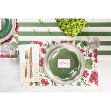 Load image into Gallery viewer, Hester &amp; Cook Geranium Garden Paper Placemat
