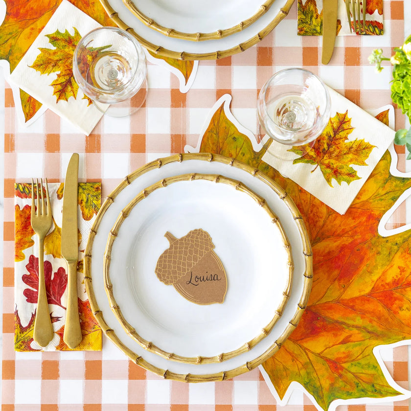 Hester & Cook Die-Cut Fall Leaf Placemat