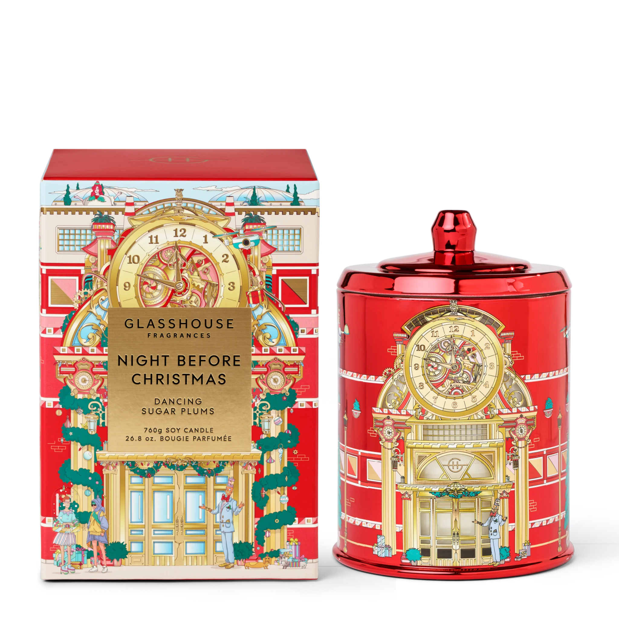 Glasshouse Night Before Christmas Candle