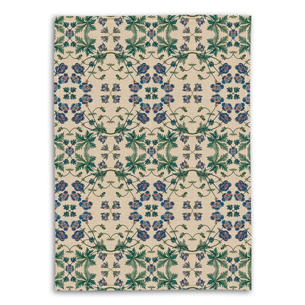 Avenida Purple Poppies Tea Towel