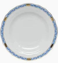 Herend Chinese Bouquet Garland Dessert Plate - Blue