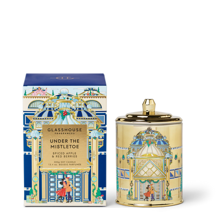 Glasshouse Under the Mistletoe Candle
