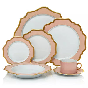 Anna's Palette Dusty Rose Dinner Plate by Anna Weatherley