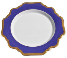 Load image into Gallery viewer, Anna&#39;s Palette Indigo Blue Salad/Dessert Plate by Anna Weatherley
