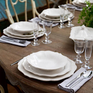 Casafina Impressions Dinner Plate - White