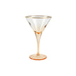 Vietri Rainbow Color Martini Glass