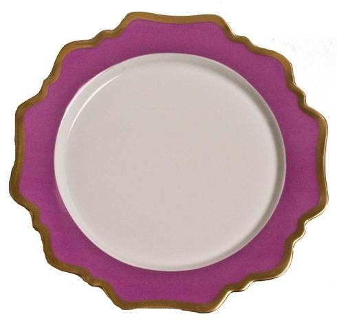 Anna's Palette Purple Orchid Dinner Plate by Anna Weatherley