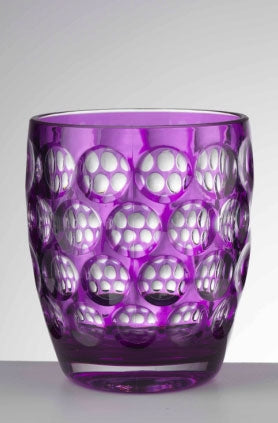 Mario Luca Giusti Lente Tumbler Glass - Purple