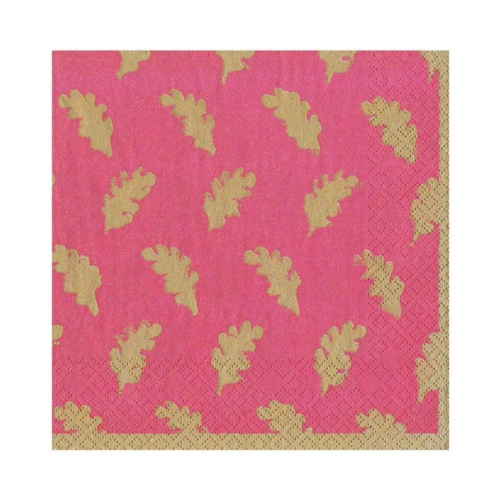 Caspari Leaves of Gold Paper Luncheon Napkins