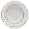 Casafina Impressions Dinner Plate - White/Gold