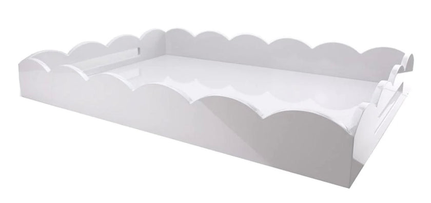 Addison Ross 26x17 Scalloped Tray