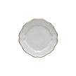 Casafina Impressions Salad Plate - White/Gold