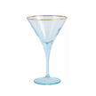 Vietri Rainbow Color Martini Glass