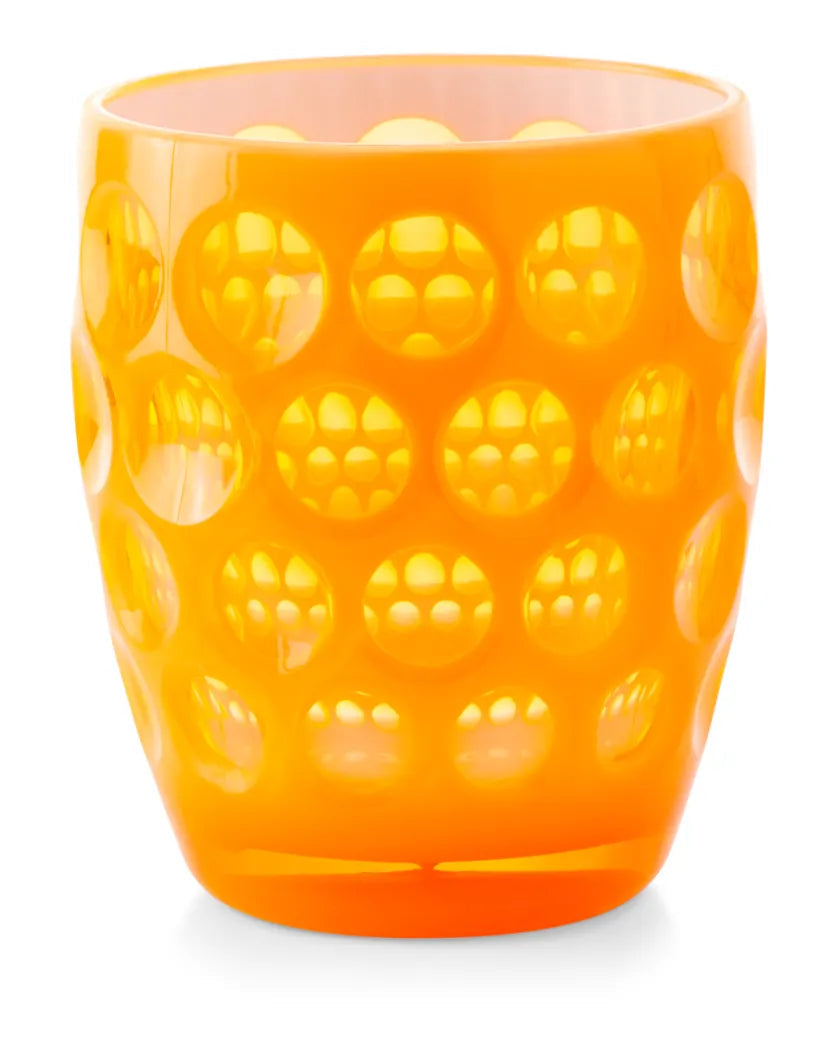 Mario Luca Giusti Lente Tumbler Glass - Orange