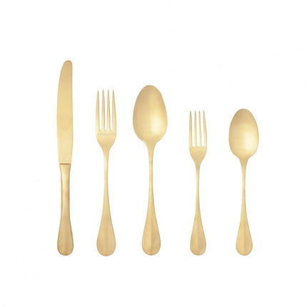 Costa Nova Nau Flatware Set - Gold