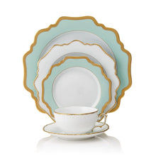 Load image into Gallery viewer, Anna&#39;s Palette Aqua Green Bread and Butter Plate by Anna Weatherley
