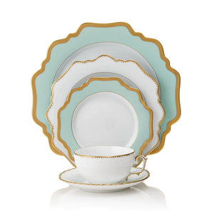 Anna's Palette Aqua Green Bread and Butter Plate by Anna Weatherley
