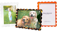 Tara Wilson Designs Acrylic Beveled Scallop Frame - Clear