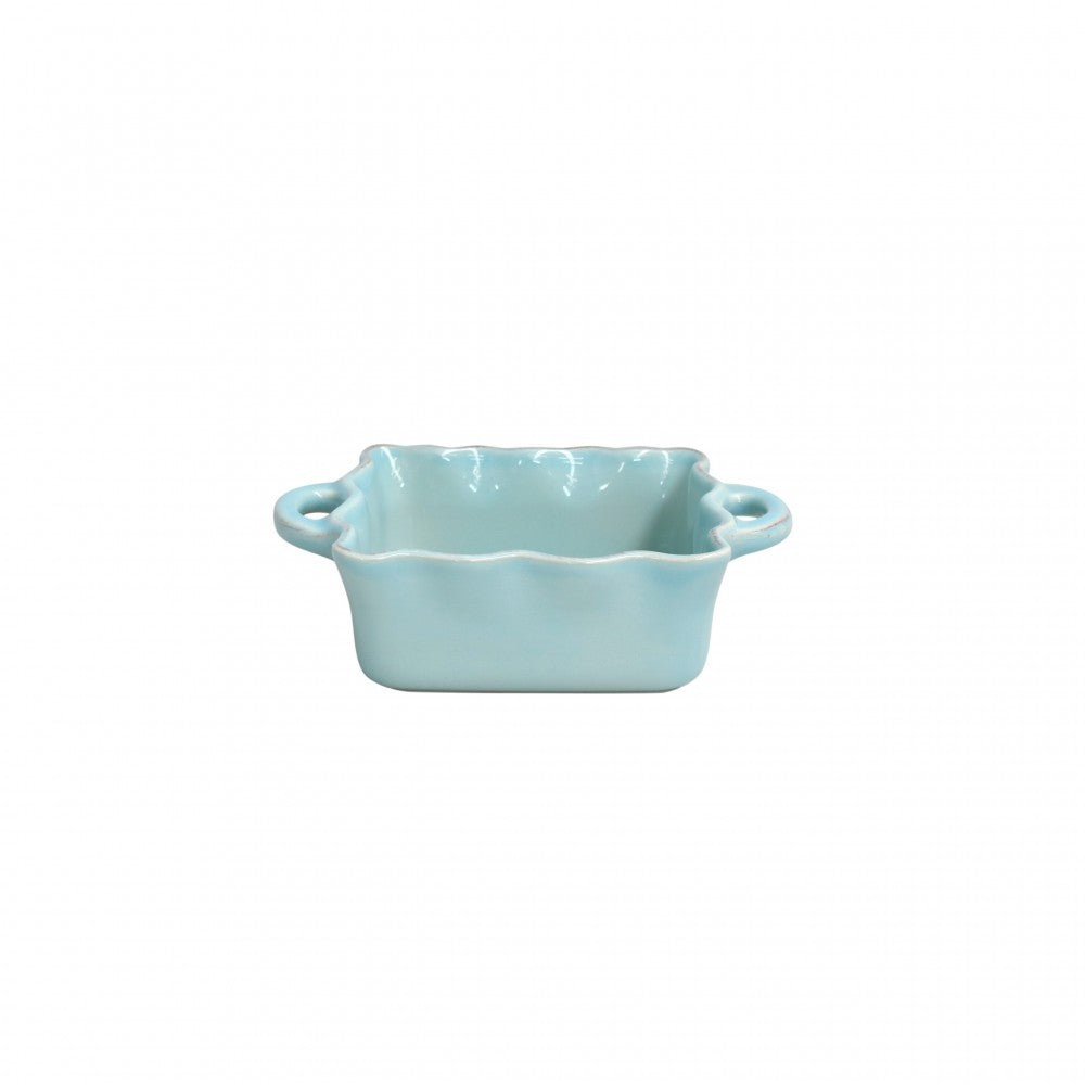 Casafina Ruffled Square Baker - Blue